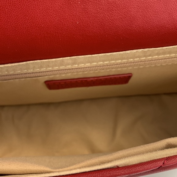 Red Vegan Leather Bag by Bagamour - Picture 6 of 6